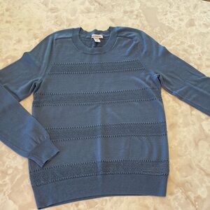 Blue Knit Sweater by ATHLETA